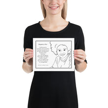 Load image into Gallery viewer, Majestic Afro Poem Poster